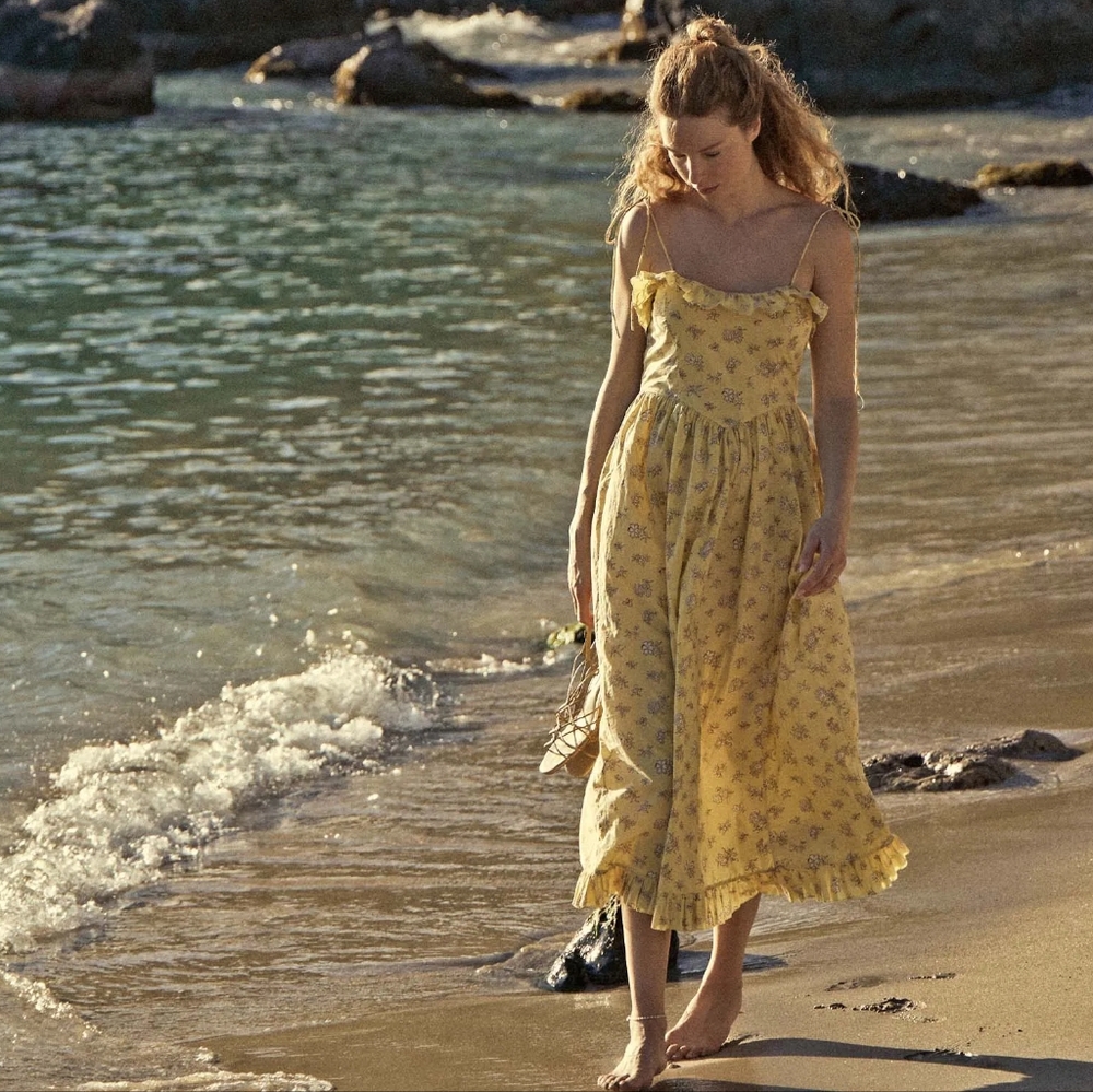 Doen Wendelin Dress Sunshine Bouton De Rose